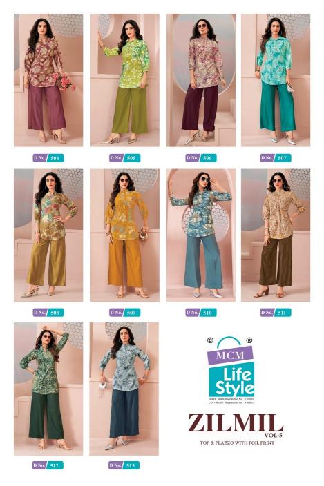 MCM zilmil vol-5 coord set wholesale clothes in india